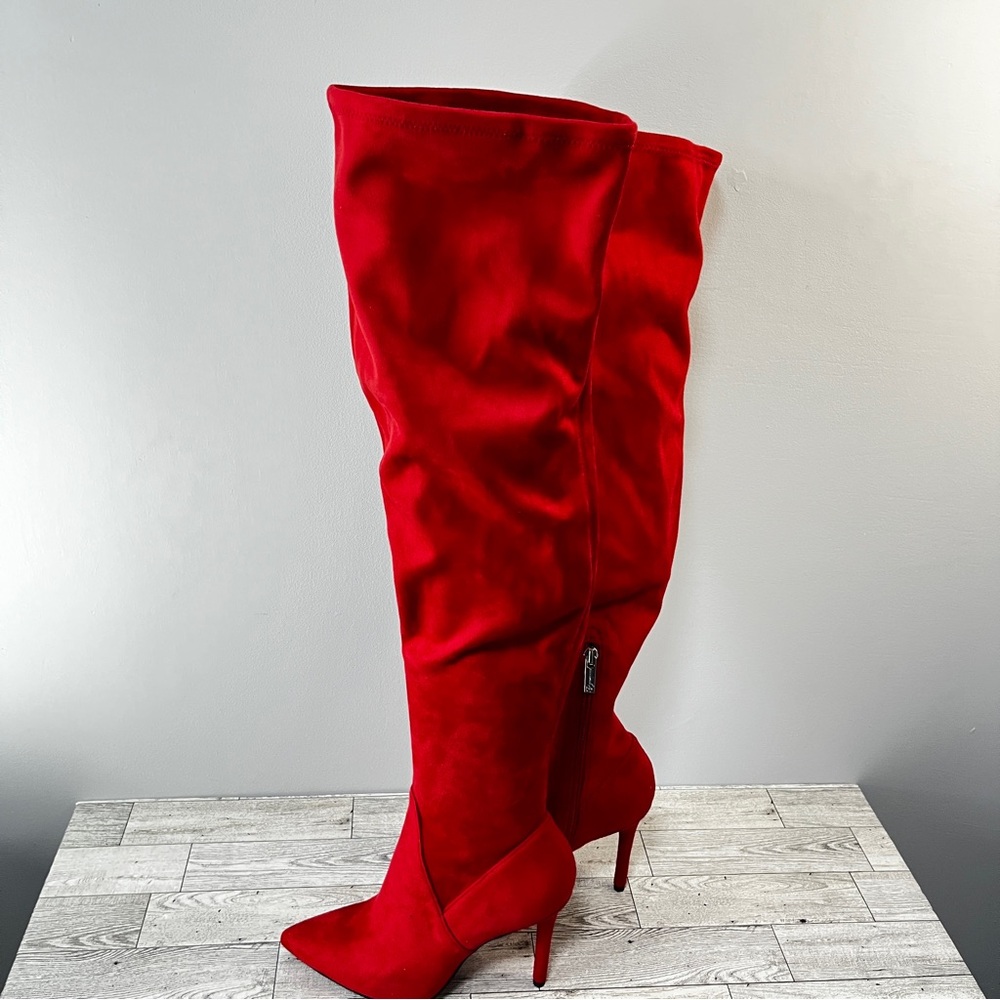 Jessica Simpson Livelle Tall Stiletto Thigh-High Boots, Size 7M - Picture 6 of 15